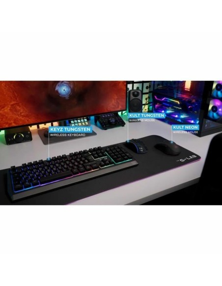 Souris sans-fil The G-Lab KULT-KRYPTON Noir