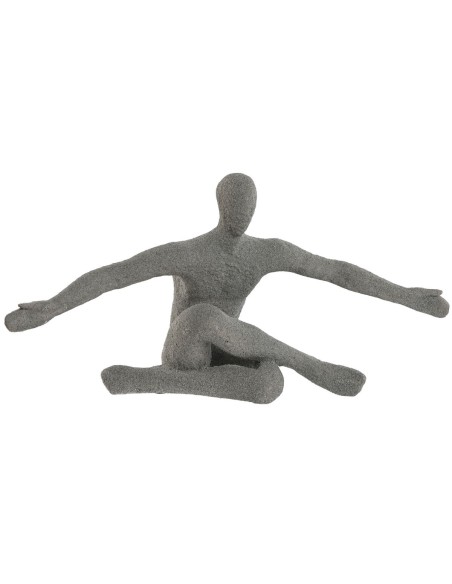 Figurine Décorative Home ESPRIT Gris 57 x 19,5 x 26,8 cm