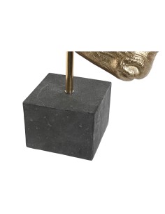 Figurine Décorative Home ESPRIT Noir Doré 33 x 24 x 43,5 cm 2
