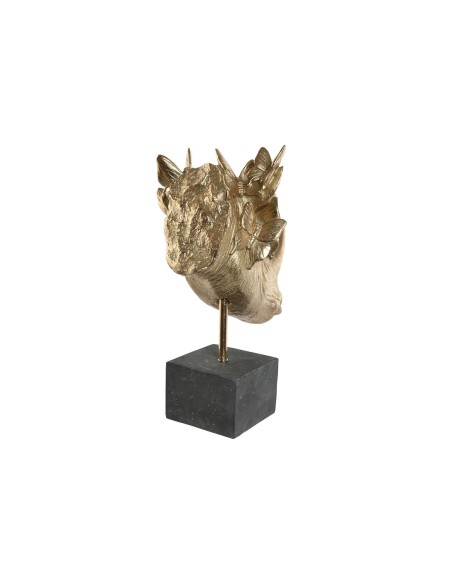 Figurine Décorative Home ESPRIT Noir Doré 33 x 24 x 43,5 cm
