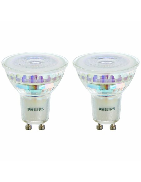 Lampe LED Philips 4,6 W GU10 Blanc F (2700 K)