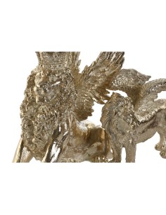 Figurine Décorative Home ESPRIT Doré Lion 20 x 10,5 x 17,5 cm 29 x 13 x 25 cm (2 Unités)