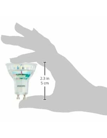 Lampe LED Philips 4,6 W GU10 Blanc F (2700 K)