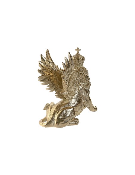 Figurine Décorative Home ESPRIT Doré Lion 20 x 10,5 x 17,5 cm 29 x 13 x 25 cm (2 Unités)