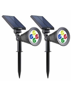 Lampe solaire Lumisky Noir rouge 200 Lm (2 Pièces) (2 Unités)