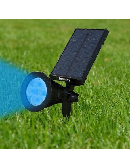 Lampe solaire Lumisky Noir rouge 200 Lm (2 Pièces) (2 Unités)