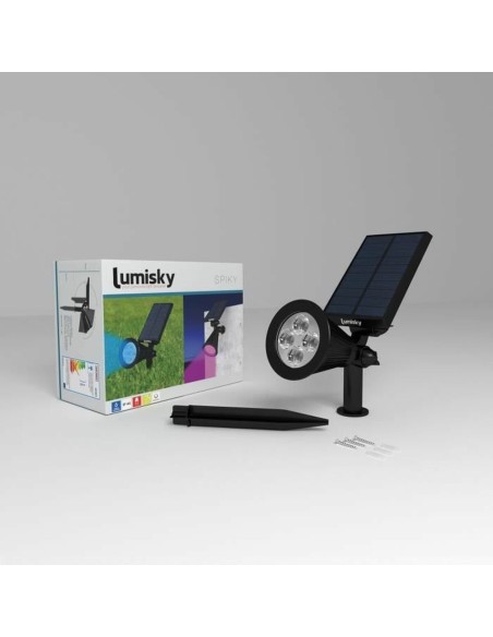 Lampe solaire Lumisky Noir rouge 200 Lm (2 Pièces) (2 Unités)