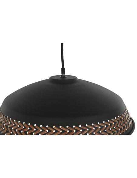 Suspension DKD Home Decor Marron Noir Crème Métal 50 W 42 x 42 x 24 cm (2 Unités)