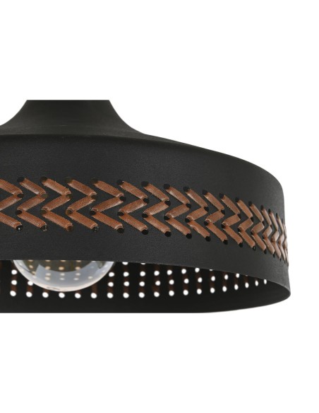 Suspension DKD Home Decor Marron Noir Crème Métal 50 W 35 x 35 x 20 cm (2 Unités)