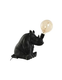 Lampe de bureau Home ESPRIT Noir Résine 50 W 220 V 35 x 21,7 x 29 cm