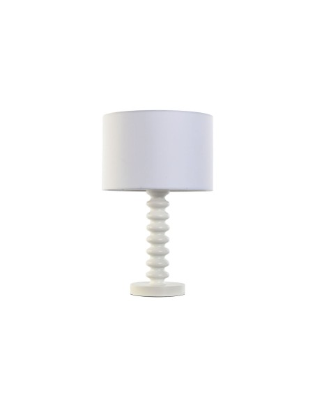 Lampe de bureau Home ESPRIT Blanc Métal 30 x 30 x 50 cm