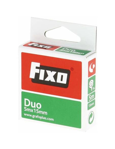 Ruban adhésif double face Fixo 15 mm x 5 m (10 Unités)
