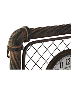 Horloge Murale Home ESPRIT Gris foncé polypropylène Fer 93 x 5 x 42 cm 2