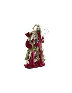 Crèche de Noël DKD Home Decor Blanc Rouge Vert 48 x 28 x 90 cm