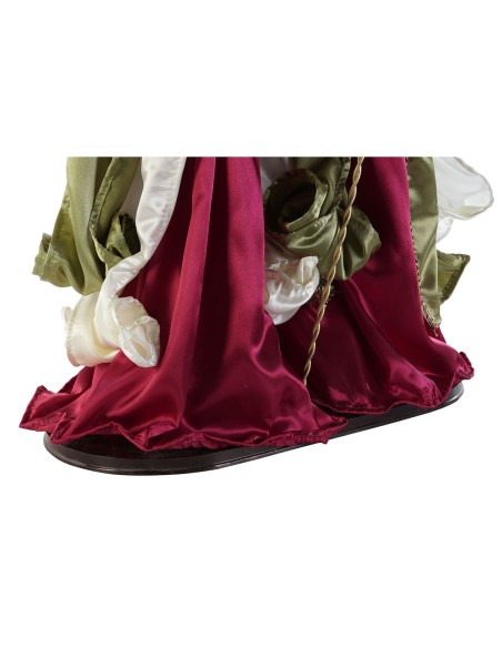 Crèche de Noël DKD Home Decor Blanc Rouge Vert 48 x 28 x 90 cm