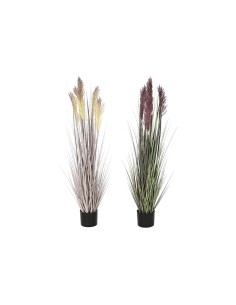 Plante décorative Home ESPRIT PVC Polyéthylène 35 x 35 x 120 cm (2 Unités)