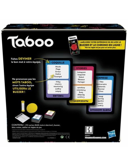 Jeu de questions-réponses Hasbro Taboo