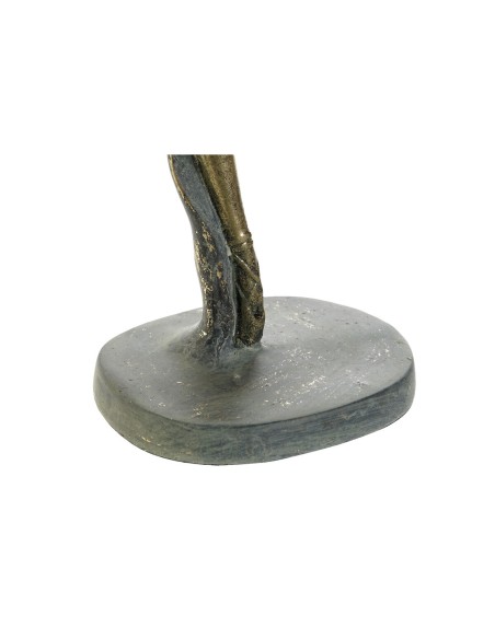 Figurine Décorative Home ESPRIT Gris Doré Danseuse Classique 15 x 10 x 43 cm (3 Unités)