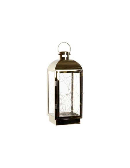 Lanterne DKD Home Decor Doré Acier inoxydable 15 x 14 x 36 cm