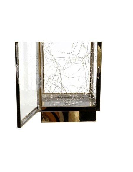 Lanterne DKD Home Decor Doré Acier inoxydable 15 x 14 x 36 cm