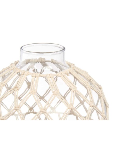 Boule Décorative Blanc Transparent 21 x 23 cm (4 Unités)
