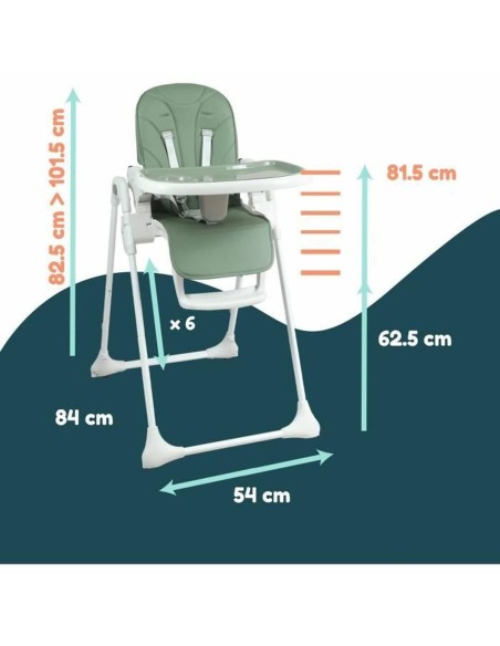 Chaise pour Enfant Looping Vert