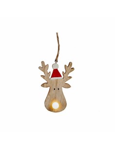 Décorations de Noël Renne Marron Bois 7,5 x 2,5 x 17 cm (24 Unités) 2