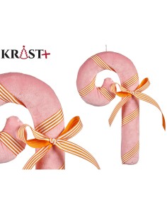 Décorations de Noël Krist+ 64815492 Rose Bâton 15 x 27 x 4 cm (12 Unités) 2