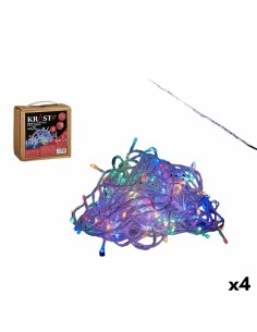 Guirlande lumineuse LED Multicouleur 24 m Transparent 9 W (4 Unités)