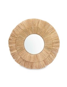 Miroir mural RI-6061 Marron 110 x 110 x 3 cm Cercle