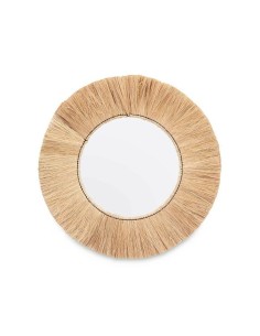 Miroir mural RI-6064 Marron 79 x 79 x 3 cm Cercle