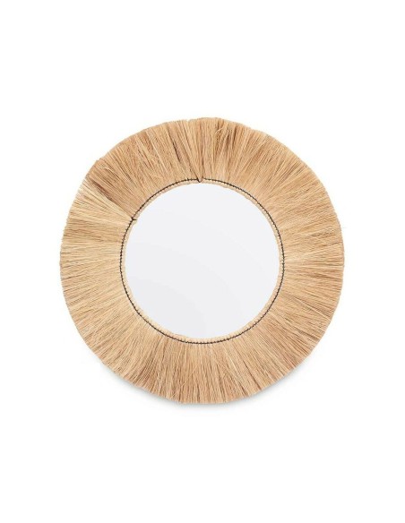 Miroir mural RI-6064 Marron 79 x 79 x 3 cm Cercle