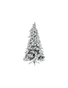 Sapin de Noël DKD Home Decor Blanc Vert Polyéthylène Enneigé 140 x 140 x 210 cm