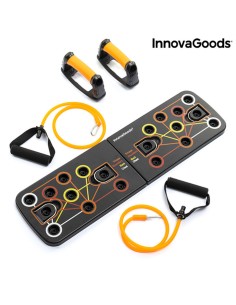 Planche de Pompes Push-Up avec Bandes de Résistance et Guide d'exercices InnovaGoods Pulsher (Reconditionné B)