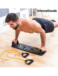 Planche de Pompes Push-Up avec Bandes de Résistance et Guide d'exercices InnovaGoods Pulsher (Reconditionné B) 2