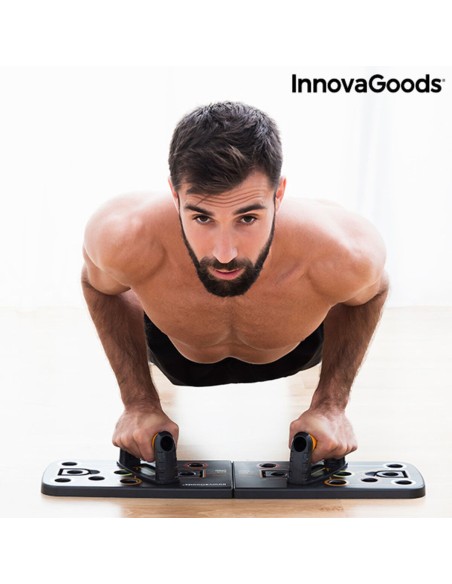 Planche de Pompes Push-Up avec Bandes de Résistance et Guide d'exercices InnovaGoods Pulsher (Reconditionné B)