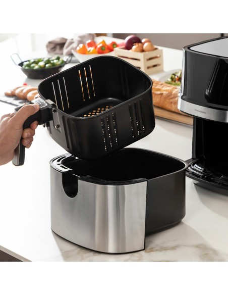 Friteuse à Air InnovaGoods Noir 1700 W 5,5 L Acier inoxydable (Reconditionné A)