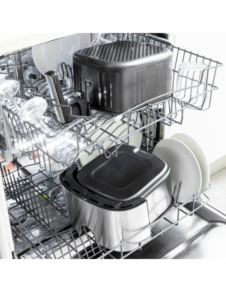 Friteuse à Air InnovaGoods Noir 1700 W 5,5 L Acier inoxydable (Reconditionné A)