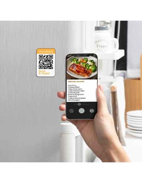 Friteuse à Air InnovaGoods Noir 1700 W 5,5 L Acier inoxydable (Reconditionné A)