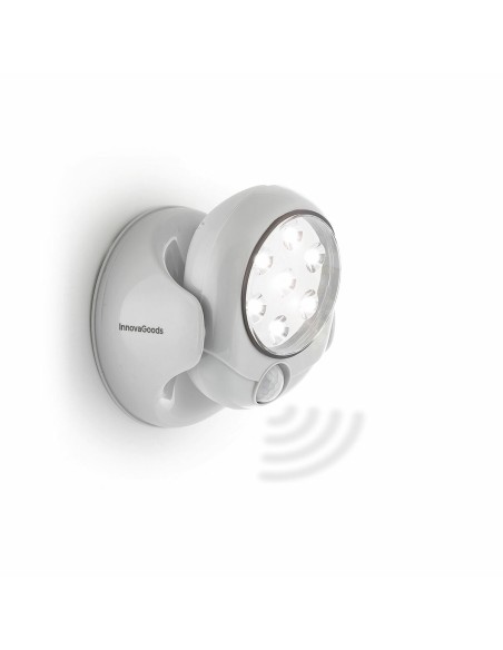 Lampe LED avec Capteur de Mouvement Lumact 360º InnovaGoods Gris (Reconditionné C)