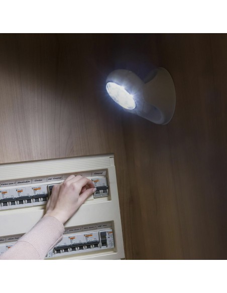 Lampe LED avec Capteur de Mouvement Lumact 360º InnovaGoods Gris (Reconditionné C)