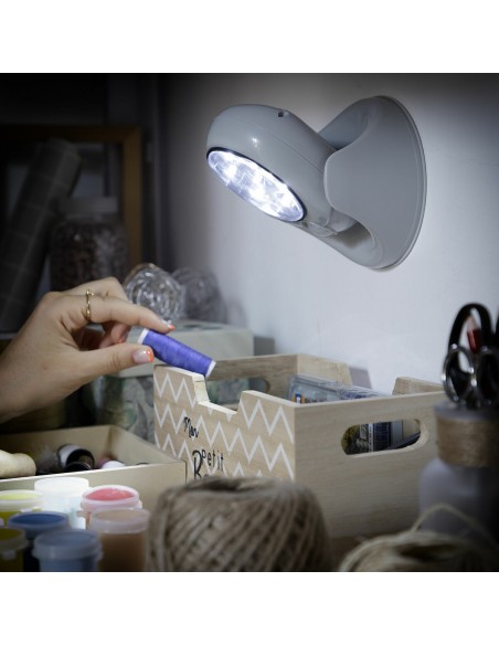 Lampe LED avec Capteur de Mouvement Lumact 360º InnovaGoods Gris (Reconditionné C)