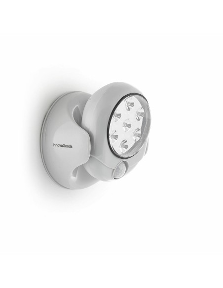 Lampe LED avec Capteur de Mouvement Lumact 360º InnovaGoods Gris (Reconditionné C)