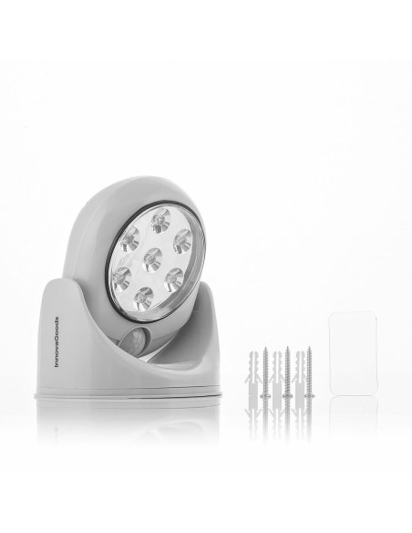 Lampe LED avec Capteur de Mouvement Lumact 360º InnovaGoods Gris (Reconditionné C)