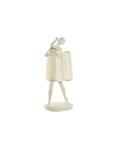 Lampe de bureau Home ESPRIT Blanc Résine 40 W 220 V 29 x 25 x 62,5 cm