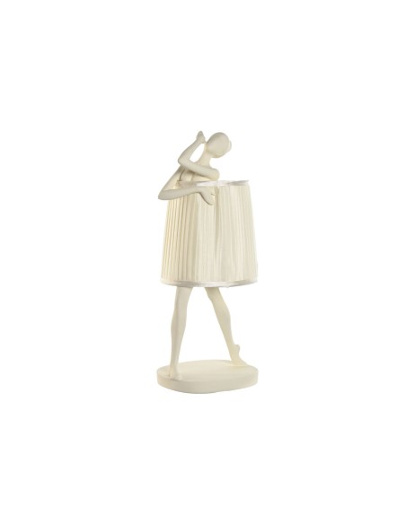 Lampe de bureau Home ESPRIT Blanc Résine 40 W 220 V 29 x 25 x 62,5 cm