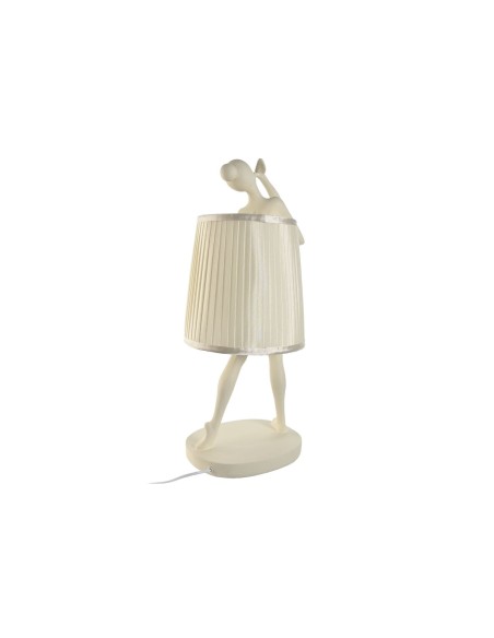 Lampe de bureau Home ESPRIT Blanc Résine 40 W 220 V 29 x 25 x 62,5 cm