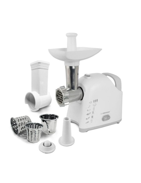 Hachoir Esperanza EKM033 Blanc Acier inoxydable 2200 W