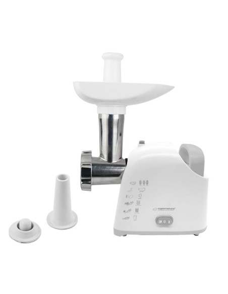 Hachoir Esperanza EKM033 Blanc Acier inoxydable 2200 W