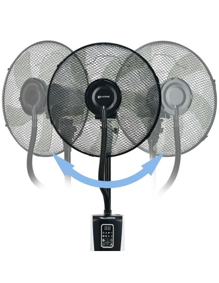 Ventilateur Brumisateur sur Pied Grunkel FAN-G16 NEBUPRO Noir 75 W